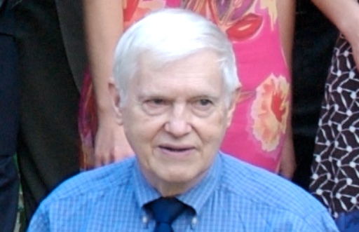 Photo credit: Julia Vitullo-Martin; Description: Owen Gingerich at Templeton-Cambridge Journalism Fellowships